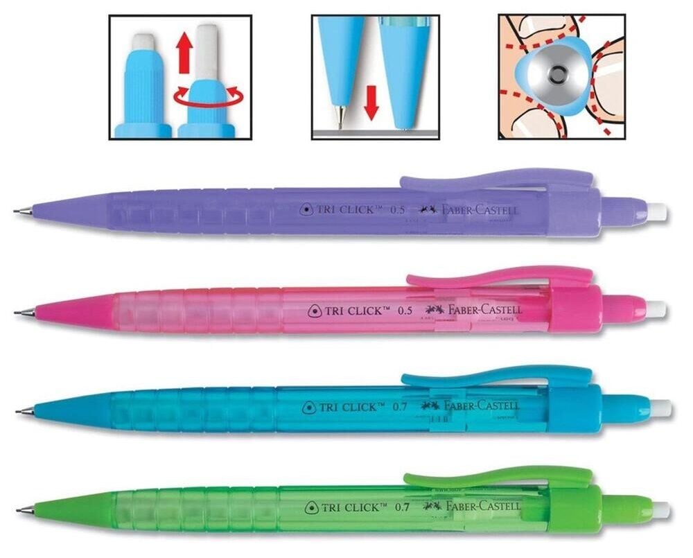 Faber Castell Tri Click 0.7mm Versatil Kalem