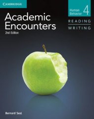 Academic Encounters Level 4 Reading/Writing