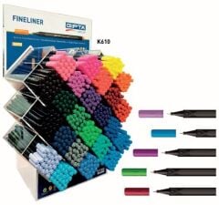 Fineliner 0.4mm Üçgen Kalem Lacivert