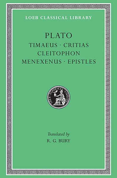 L 234 Timaeus. Critias. Cleitophon. Menexenus. Epistles