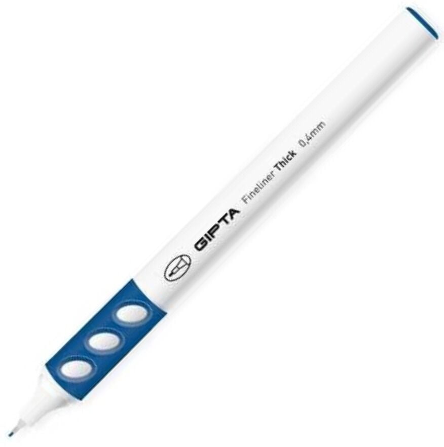 Fineliner Thick 0.4mm Yuvarlak Gövde Koyu Mavi