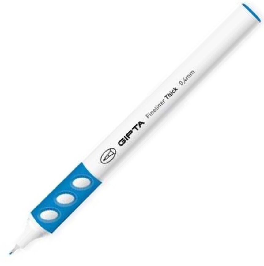 Fineliner Thick 0.4mm Yuvarlak Gövde Mavi