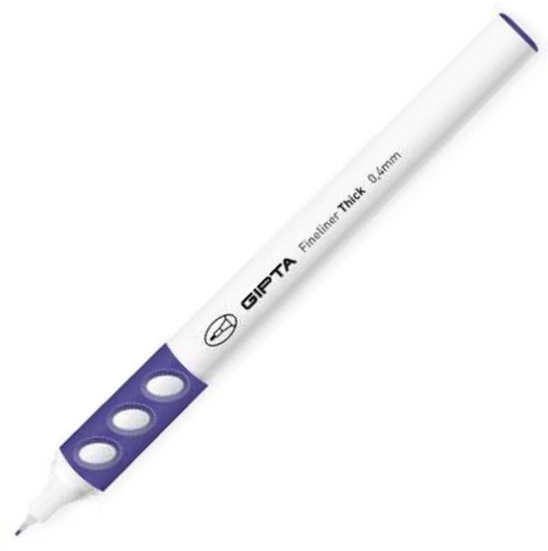 Fineliner Thick 0.4mm Yuvarlak Gövde Mor