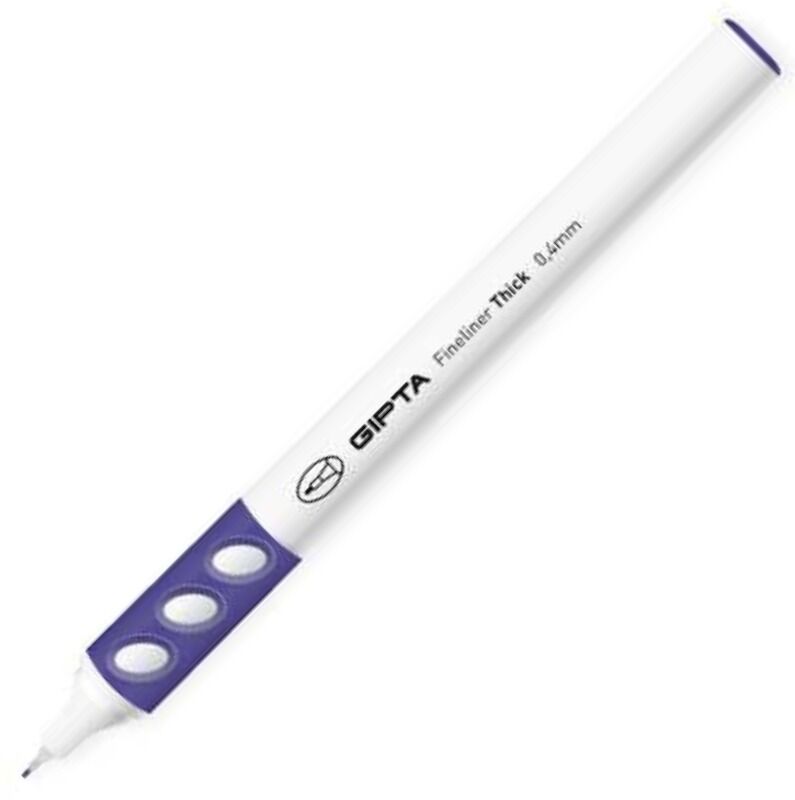 Fineliner Thick 0.4mm Yuvarlak Gövde Mor