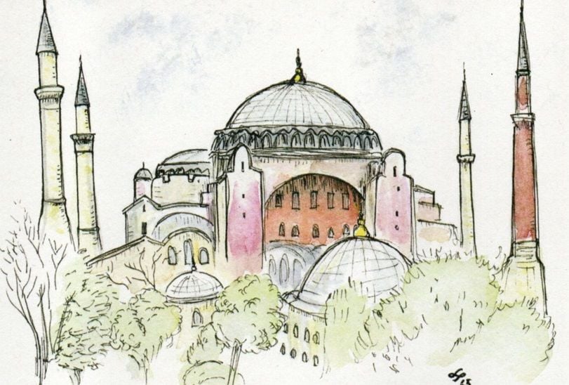 Kartpostal – Ayasofya