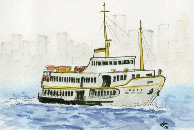 Kartpostal – Vapur