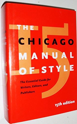 Chicago Manual of Style
