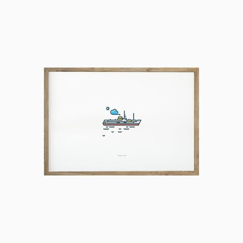 Kartpostal İstanbul-Ferry