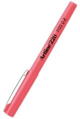 Artline 220 Superfine Keçe Uçlu Yazı Kalemi 0.2mm Pembe