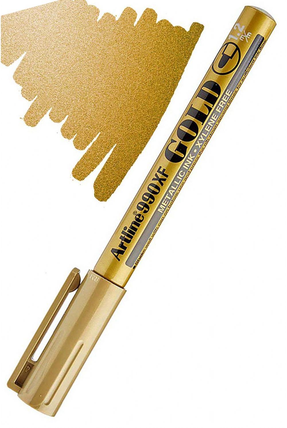 Artline 990XF Metalik Markör 1.2mm Altın
