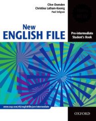 New English File Pre-Intermediate Student's Book