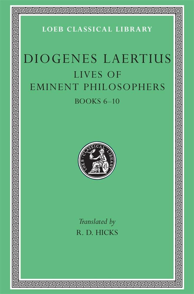 L 185 Lives of Eminent Philosophers, Vol II, Books 6-10