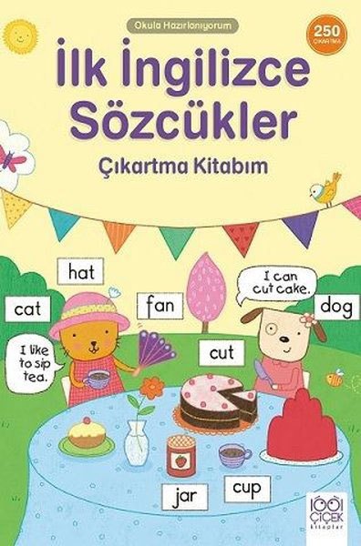 İlk İngilizce Sözcükler Çıkartma Kitabım - Okula Hazırlanıyorum