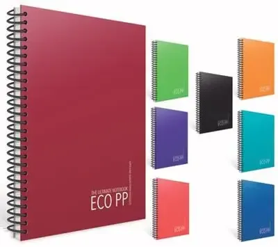 Eko PP A5 Spiralli PP Kapak 80 yp Kareli Defter