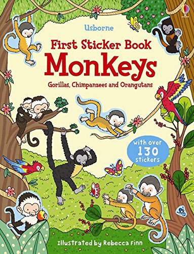 First Sticker Book Monkeys
