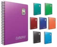 Chromo A4 Spiralli PP Kapak 40 yp Kareli Defter
