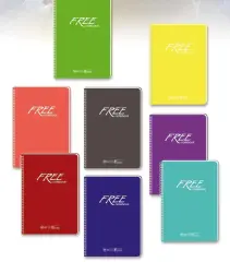 Free A4 Spiralli PP Kapak 60 yp Kareli