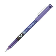 Pilot V5 Hi-Tecpoint İğne Uçlu Roller Kalem 0.5mm Mor