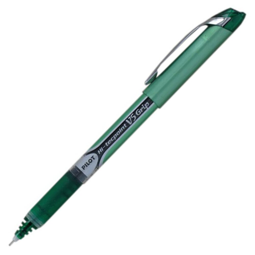 Pilot Hi-Techpoint V5 Grip İğne Uçlu Roller Kalem Yeşil
