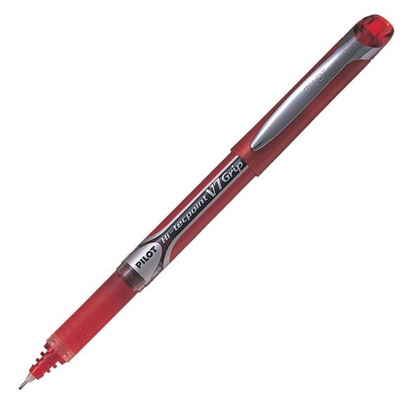 Pilot Hi-Techpoint V7 Grip İğne Uçlu Roller Kalem Kırmızı