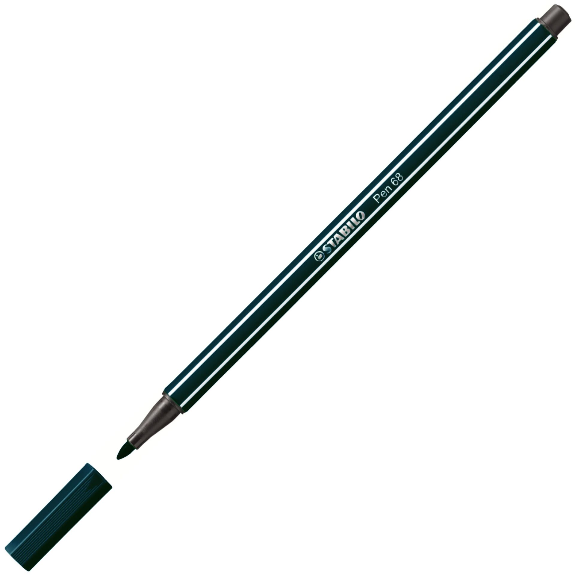 Stabilo Pen 68/63 Kalın Uçlu Keçeli Kalem - Zeytin Yeşili