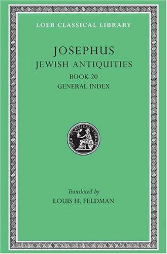 L 456 Vol XIII, Jewish Antiquities, Vol IX, Book 20