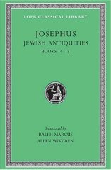 L 489 Vol X, Jewish Antiquities, Vol VI, Books 14-15