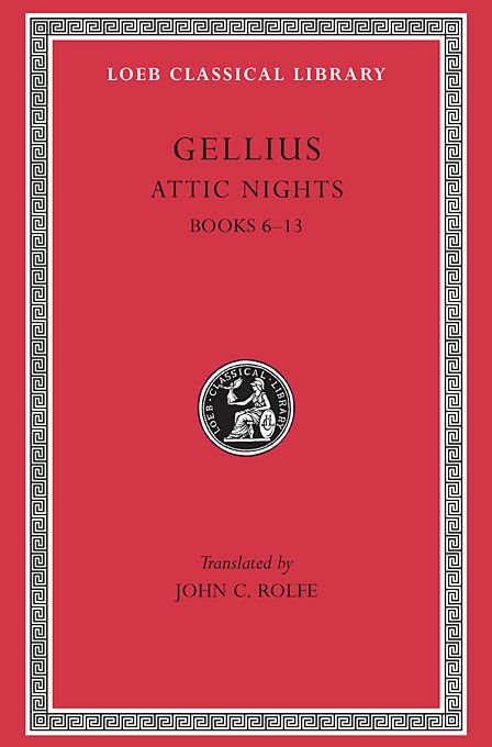 L 200 Attic Nights, Vol II, Books 6-13