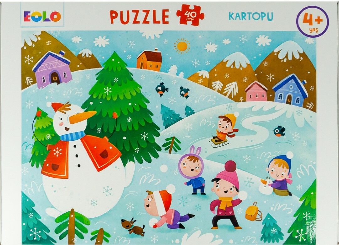 40 Parça Yer Puzzle – Kartopu