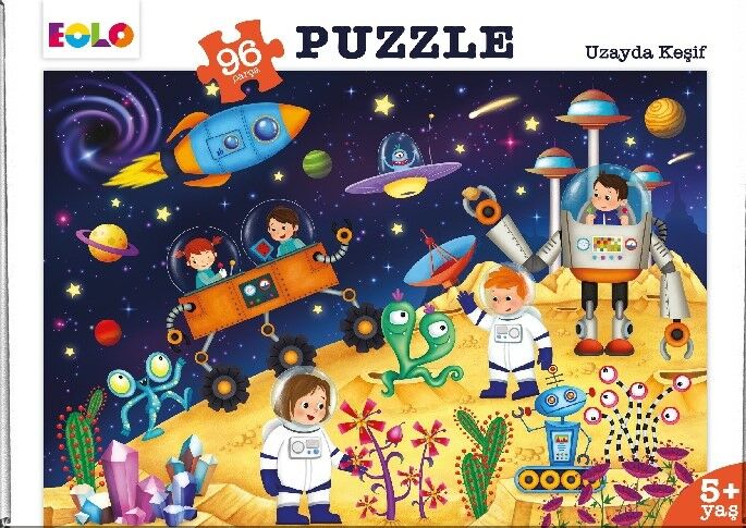 96 Parça Puzzle - Uzayda Keşif