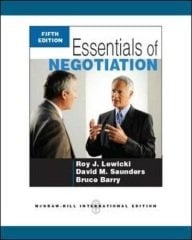 Essentials of Negotiation