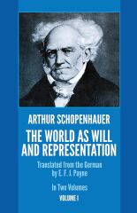 World as Will and Representation, Vol. 1