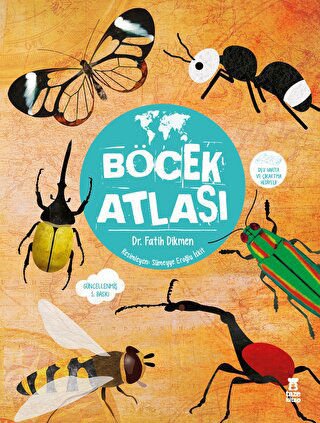 Böcek Atlası (Harita ve Çıkartma Hediyeli)