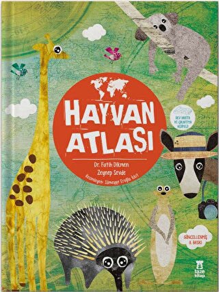Hayvan Atlası (Harita ve Çıkartma Hediyeli)