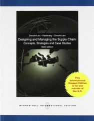 Designing and Managing the Supply Chain