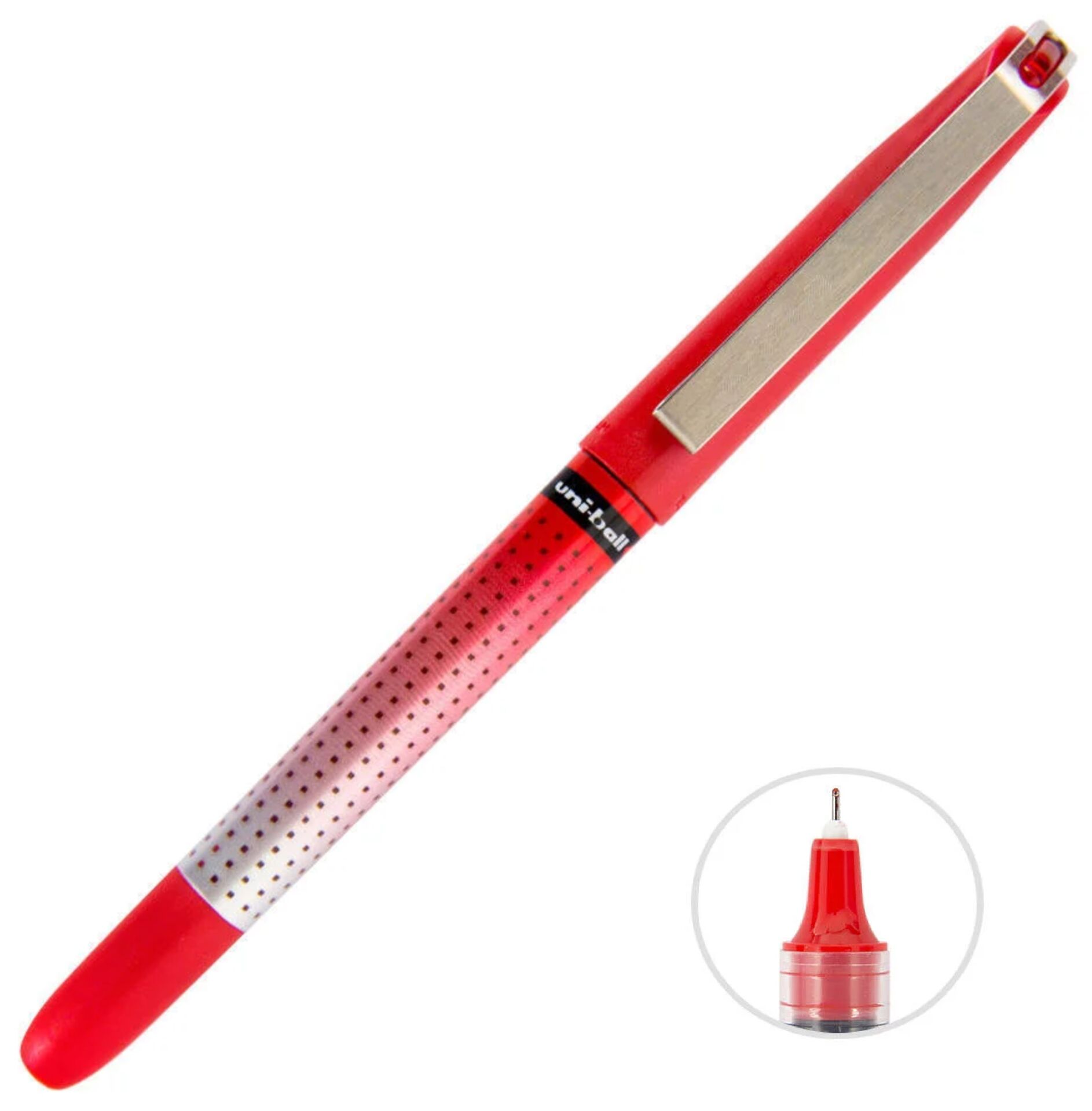 Uni-Ball UB 185S Eye Needle Micro 0.5 İğne Uçlu Kalem Kırmızı