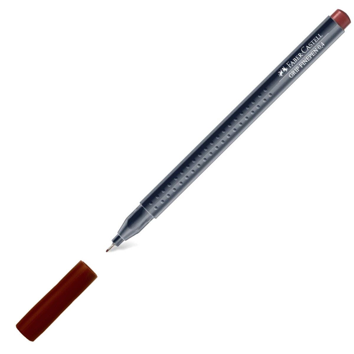 Faber Castell Grip Finepen 0,4mm Kahverengi