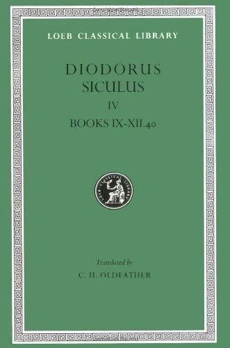 L 375 Library of History, Vol IV, Books 9-12.40