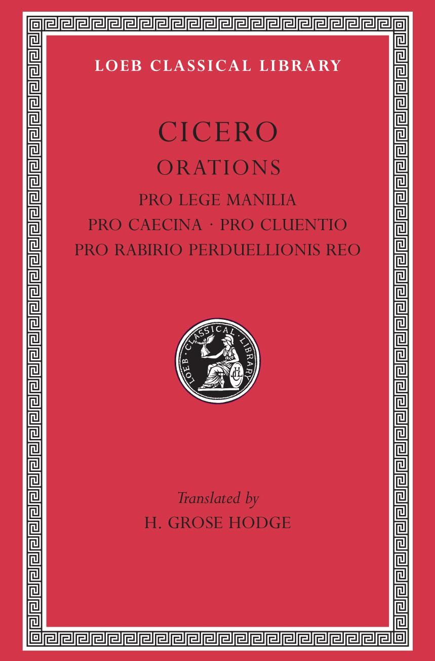 L 198 Vol IX, Pro Lege Manilia. Pro Caecina.