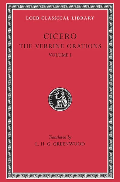 L 221 Vol VII, The Verrine Orations, Vol I