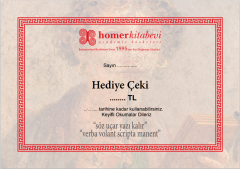Kitap Kurdu TAD ORAN 2026 - Homer Hediye Çeki