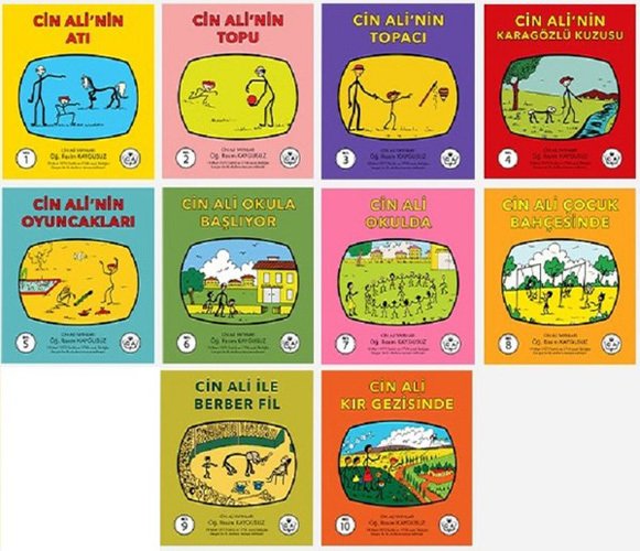 Cin Ali Kitap Seti (10 Kitap Takım)