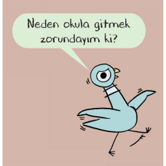 Güvercin Artık Okula Gitsin !