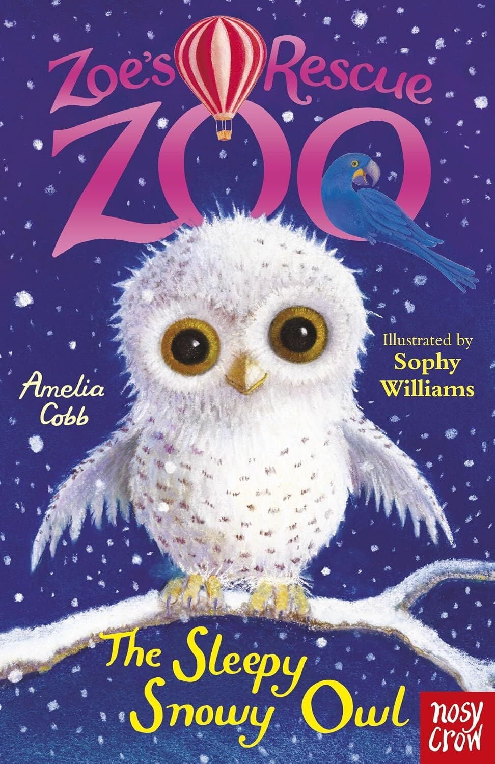 Sleepy Snowy Owl