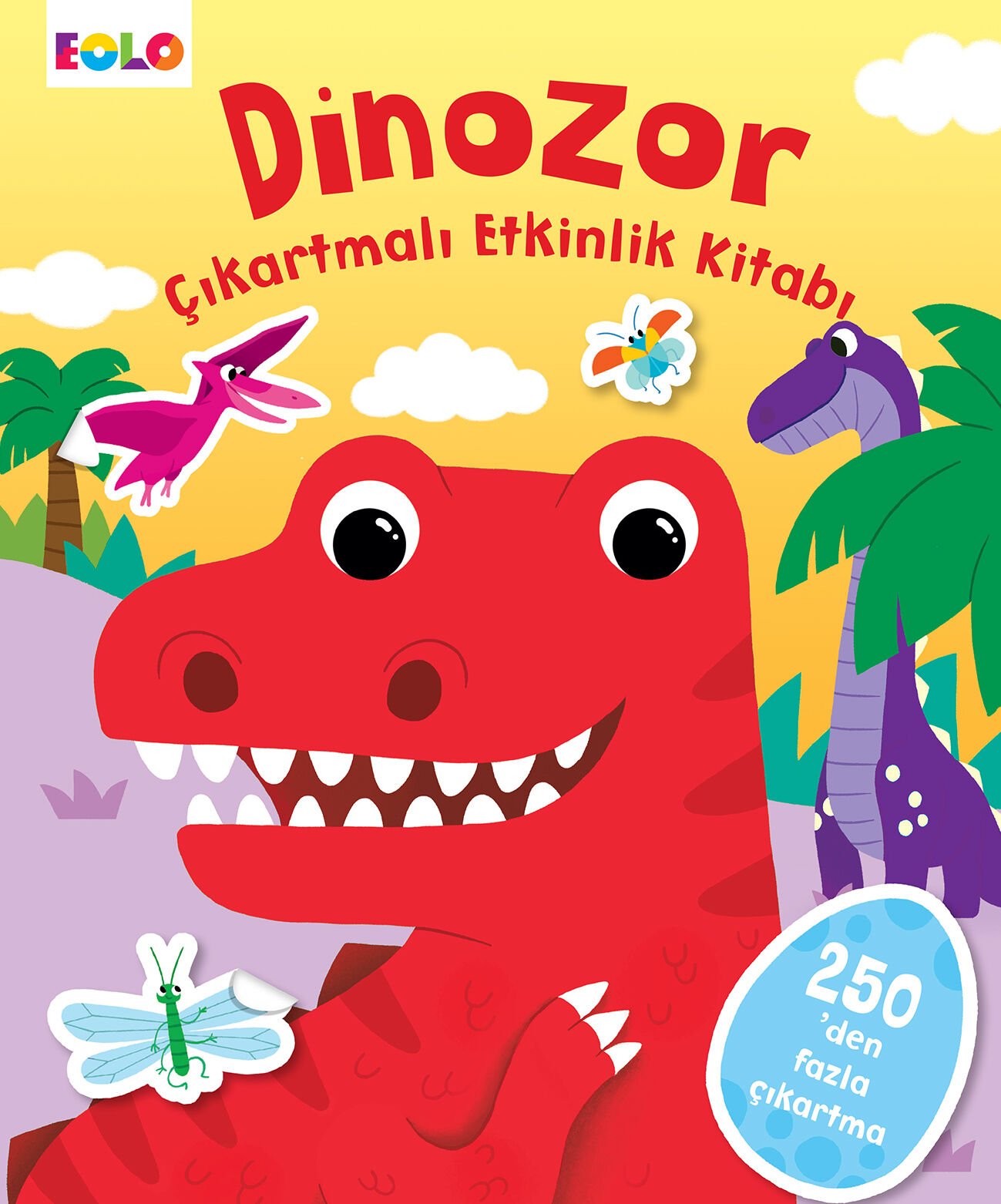 Dinozor Çıkartmalı Etkinlik Kitabı