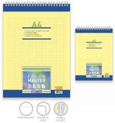 Color Master A5 Bloknot 100 yp Kareli