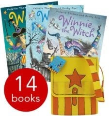 Winnie The Witch Collection and Satchel - 14 Books