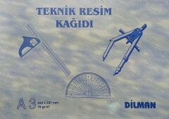 Dilman A3 Teknik Resim Kağıdı 30 yp