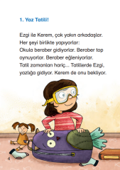 Evcil Hayvanlar Tatilde - Okuma Seviyesi 1