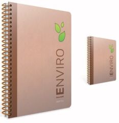 Enviro A4 Spiralli Sert Kapak 100 yp Kareli
